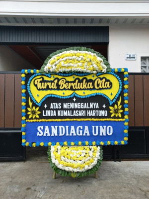 Papan Bunga Duka di Tenun Samarinda